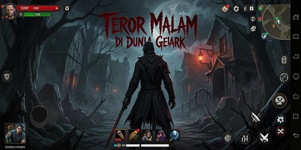 Tangkapan layar gameplay 55RP yang menakutkan dan mendebarkan.