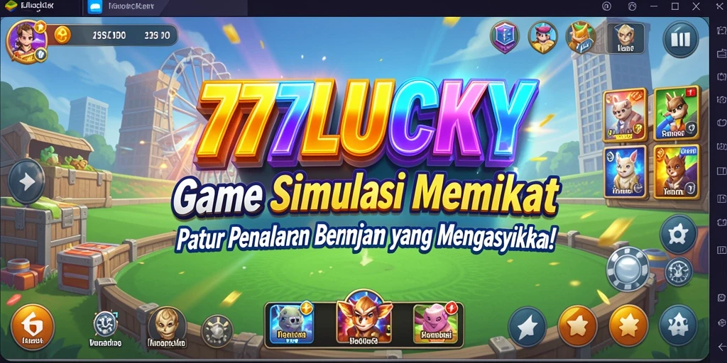 Screenshot gameplay 777LUCKY dengan aksi seru di dunia simulasi.