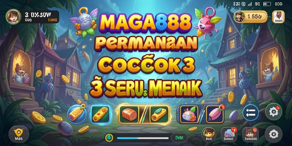 Tampilan menawan dan gameplay seru dari MAGA888.