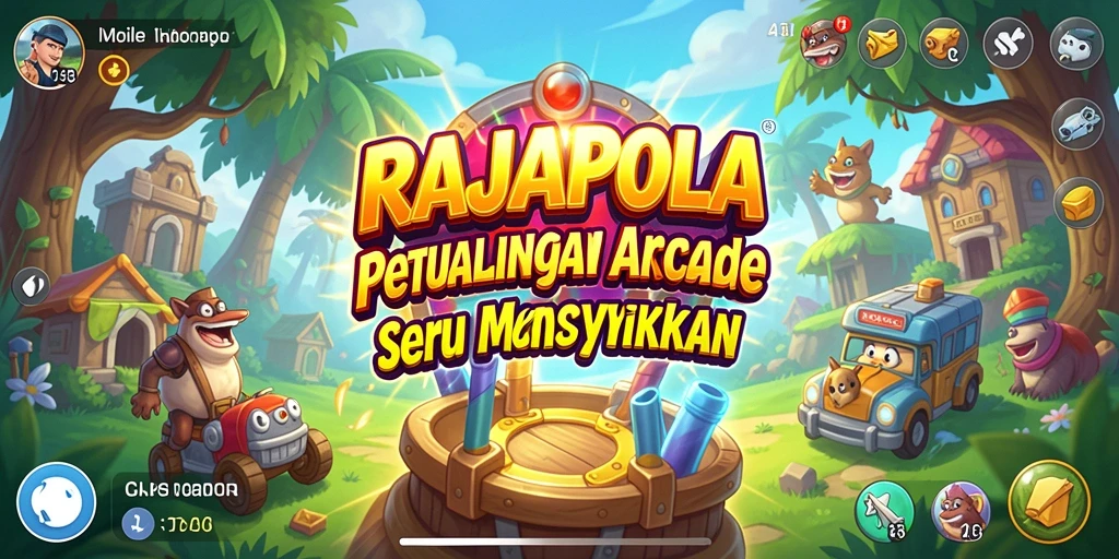 Gameplay seru dan penuh warna dari RAJAPOLA.